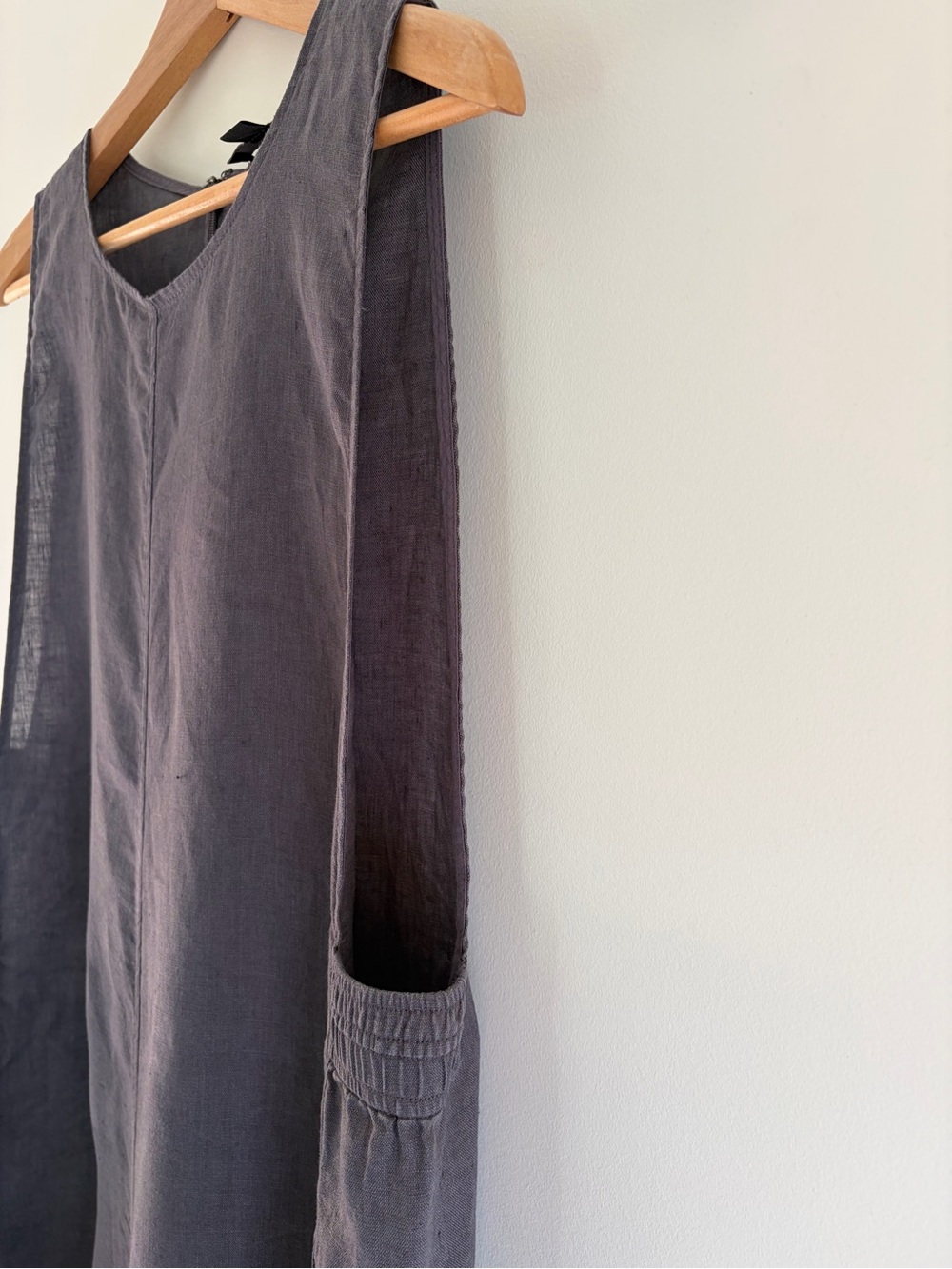 COS Sleeveless Wide-Leg Linen Jumpsuit in Dark Gray, S - Picture 10 of 16